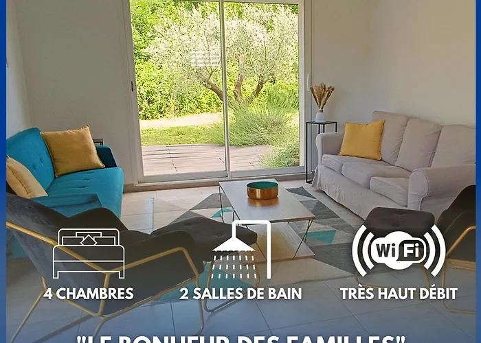 La Lyne - Moderne 4 8 Personnes Clim * Lèzan